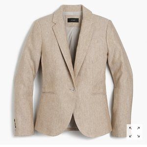 NWOT J. Crew Campbell Linen Blazer 00